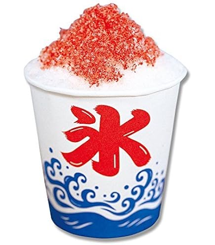 Amazon | 紙コップ 氷カップ 氷 約400ml かき氷カップ (厚口, 50, 個